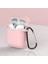 Airpod'lar Için Tokalı Silikon Koruyucu Kılıf, Şarj KUTULU(2016)/ŞARJ KUTULU(2019)-AÇIK Pembe (Yurt Dışından) 1