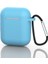 Airpod'lar Için Tokalı Silikon Koruyucu Kılıf, Şarj KUTULU(2016)/ŞARJ KUTULU(2019)-BEBEK Mavisi (Yurt Dışından) 2
