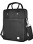 Hali Dikey Katmanlı Çanta 11 Inç Dizüstü Bilgisayar Crossbody Çanta Çanta Polyester + Pu Deri Omuz Çantası (Yurt Dışından) 1
