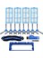 Coredy R3500 R550(R500+) R650 R600 R600 R650 R700 Mavi Filtre Kiti Ana Fırçalı Elektrikli Süpürge Yedek Aksesuarlar (Yurt Dışından) 1