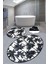 Palm Dijital 2 Li Set Banyo Halısı Djt 1