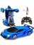 Çocuklar Için 1:14 Rc Araba Robotu, Transformrobot Yarış Oyuncakları, Tek Tuşla Deformasyon Otomatik Demolu Hareket Algılamalı Uzaktan Kumandalı Araba, 360° Döndürme Hafif Müzik Ar (Yurt Dışından) 1