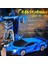 Çocuklar Için 1:14 Rc Araba Robotu, Transformrobot Yarış Oyuncakları, Tek Tuşla Deformasyon Otomatik Demolu Hareket Algılamalı Uzaktan Kumandalı Araba, 360° Döndürme Hafif Müzik Ar (Yurt Dışından) 2