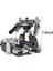 Deforme Araba Robot Megatron/starscream/grimlock, Deformasyon Robot Aksiyon Figürü Ko Koleksiyoncu Sürümü Masaüstü Dekorasyon Hediyeler (Gri) (Yurt Dışından) 2