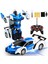 Uzaktan Kumandalı Dönüşüm Araba Robotu Çocuk Oyuncakları Işıklı Rc Araba 2.4ghz 1:18 Şarj Edilebilir 360°DÖNEN Yarış Arabası Doğum Günü Hediyeleri Oyuncaklar Çocuklar Için Erkek Kı (Yurt Dışından) 1