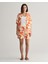 Kadın Turuncu Relaxed Fit Desenli Şort 4020104.860 1