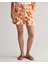 Kadın Turuncu Relaxed Fit Desenli Şort 4020104.860 4