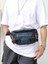 Koyu Mavi-Naylon Erkek Göğüs Çantaları Büyük Kapasiteli Koşu Bel Çantası Depolama Kılıfı Çok Cepli Kulaklık Deliği Spor Crossbody Çanta Seyahat Çantası (Yurt Dışından) 3