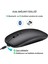 Kablosuz 100MAH Şarjlı Pilli 2.4 Ghz Sessiz Bluetooth Mouse 2