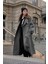 Premium Oversize Trençkot Gri 1
