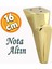 Nota Mobilya Kanepe Sehpa Tv Ünitesi Koltuk Ayağı Baza Ayakları Altın Gold 16 cm 1