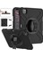 iPad Pro 11(2018)/(2020)/(2021)/(2022)/IPAD AIR(2020)/(2022)CASE Kickstand Koruyucu Kapak-Tamamı Siyah Için X-Shaped Serisi (Yurt Dışından) 2