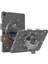 iPad 10.2(2021) Için Kickstand Tablet Kılıfı Döner El Askısı Tpu+Pc Tablet Kapağı-Glitter Siyah (Yurt Dışından) 1