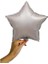 Mat Gri Yıldız Folyo Balon 45 cm - Bebek Çocuk Parti Kutlama 1