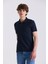 Lacivert Slim Fit Polo Yaka T-Shirt 1