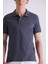 Antrasıt Slim Fit Polo Yaka T-Shirt 3