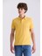 Sarı Slim Fit Polo Yaka T-Shirt 1