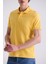 Sarı Slim Fit Polo Yaka T-Shirt 3