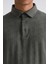 Haki Slim Fit Desenli Polo Yaka T-Shirt 3