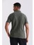 Haki Slim Fit Desenli Polo Yaka T-Shirt 4