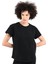Icona2 Kadın Siyah Günlük Stil T-Shirt 24YKTL18D20-SYH 4