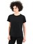 Icona2 Kadın Siyah Günlük Stil T-Shirt 24YKTL18D20-SYH 5