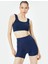 Spor Ekstra Biker Tayt Yüksek Bel Dokuma Slim Fit 2