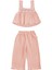 Flouncy Müslin Crop Set - Salmon 1