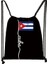 SKDCUBAF07CW Stili Küba Ulusal Bayrakları Baskı Sırt Çantaları Patria Y Vida Viva Cuba Libre Seyahat Için Saklama Torbaları Genç Ipli Çanta Ayakkabı Tutucu (Yurt Dışından) 1