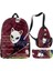Yeşil Stil 3D Japonya Anime Iblis Avcısı Sırt Çantası Crossbody Çanta Kalem Kutusu Ilköğretim ve Ortaokul Öğrencileri Erkek Kız Cosplay Okul Çantası (Yurt Dışından) 1