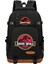 No.5 Tarzı 46CMX29CMX13CM Yeni Jurassic Dünya Parkı Erkek Kız Çocuklar Okul Kitap Çantaları Kadın Sırt Çantası Gençler Öğrenci Tuval Erkekler Dizüstü Seyahat Sırt Çantası (Yurt Dışından) 3