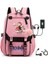Bordo Tarzı Ge Etki Sırt Çantası Çocuk Öğrenciler Ilköğretim Ortaokul Erkek Kız Karikatür Schoolbag Anime Su Geçirmez Seyahat Laptop Çantası (Yurt Dışından) 4