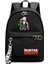 No.21 Stili Anime Hunter Hunter Sırt Çantası Erkek Kız Okul Çantası Packsack Zip Sırt Çantası Omuzlar Moda Laptop Çantası Genç Öğrenci Sırt Çantası Hediye (Yurt Dışından) 3