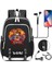 No.14 Tarzı Anime Yu-Gi-Oh Tuval Baskı Sırt Çantası USB Şarj Sırt Çantası Genç Packsack Seyahat Laptop Çantası Öğrenci Fermuar Karikatür Schoolbag (Yurt Dışından) 1