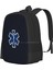Sırt Çantası-Siyah Tarzı Tek Boyut Paramedik Star Of Life Desen Tasarım Sırt Çantası Okul Çantaları Emt Ems Paramedic Acil Durum Tean Star Of Life Mavi Yılan Krom (Yurt Dışından) 2