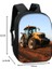 D16TRACTOR02CW Stili 16 Inç Tarım Traktörü Baskı Sırt Çantası Genç Için Okul Çantaları Çocuk Rahat Sırt Çantası Erkekler Dizüstü Sırt Çantası Taşınabilir Kitap Çantası (Yurt Dışından) 5