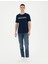 Erkek Lacivert Regular Fit Tişört 50280953-VR033 4