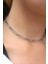 Pırlanta Parlaklığında Zirkon Taşlı 925AYAR Gümüş Tasarım Choker Kolye 2