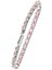Sky Diamond Pink Morganit Taşlı 925ayar Gümüş Su Yolu Bileklik 2