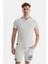 Russel Bej Polo Yaka Baskılı Erkek Tshirt 1