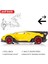 Saytay Bugatti Vision Gt Supercar 1/32 Çinko Alaşımı Döküm Geri Çekin Araba Modeli Oyuncak Ses ve Işık Erkek Kız Için Hediye (Sarı) ST-0011 (Yurt Dışından) 3