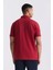 Bordo Slim Fit %100 Pamuk Merserize Polo Yaka T-shirt 4