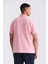 Pembe Slim Fit %100 Pamuk Merserize Polo Yaka T-shirt 4