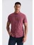 Bordo Slim Fit Gömlek Yaka T- Shirt 1