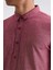 Bordo Slim Fit Gömlek Yaka T- Shirt 3