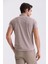 Bej Slim Fit Gömlek Yaka T- Shirt 3