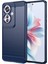 Oppo RENO11 F Için Yumuşak Karbon Fiber Fırçalanmış Tpu Telefon Kılıfı - Mavi (Yurt Dışından) 1