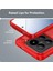 Xiaomi 14 Pro Için Yumuşak Karbon Fiber Fırçalanmış Tpu Telefon Kılıfı - Kırmızı (Yurt Dışından) 5
