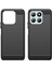 Honor X8B Için Yumuşak Karbon Fiber Fırçalanmış Tpu Telefon Kılıfı - Siyah (Yurt Dışından) 3