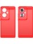 Oppo RENO11 F Için Yumuşak Karbon Fiber Fırçalanmış Tpu Telefon Kılıfı - Kırmızı (Yurt Dışından) 4